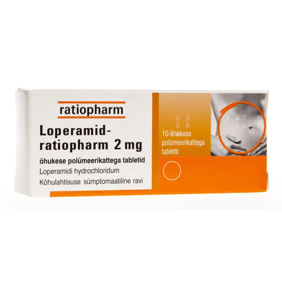 LOPERAMID-RATIOPHARM TBL 2MG N10 - Product Image