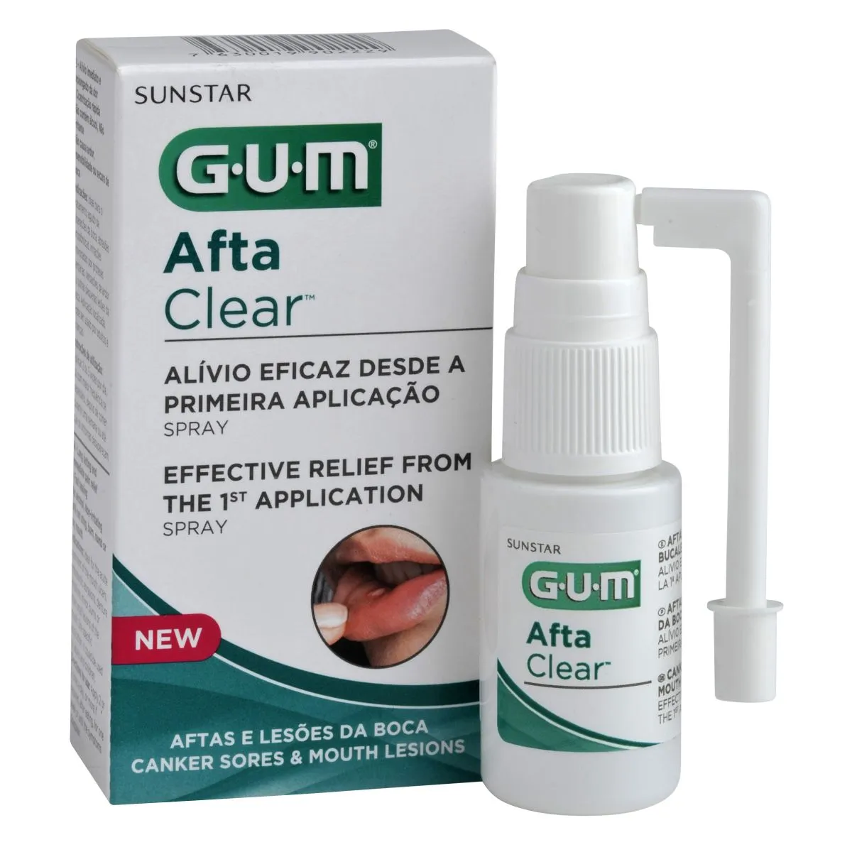 GUM AFTACLEAR SUUÕÕNE HAAVANDITE SPRAY 15ML - Product Image