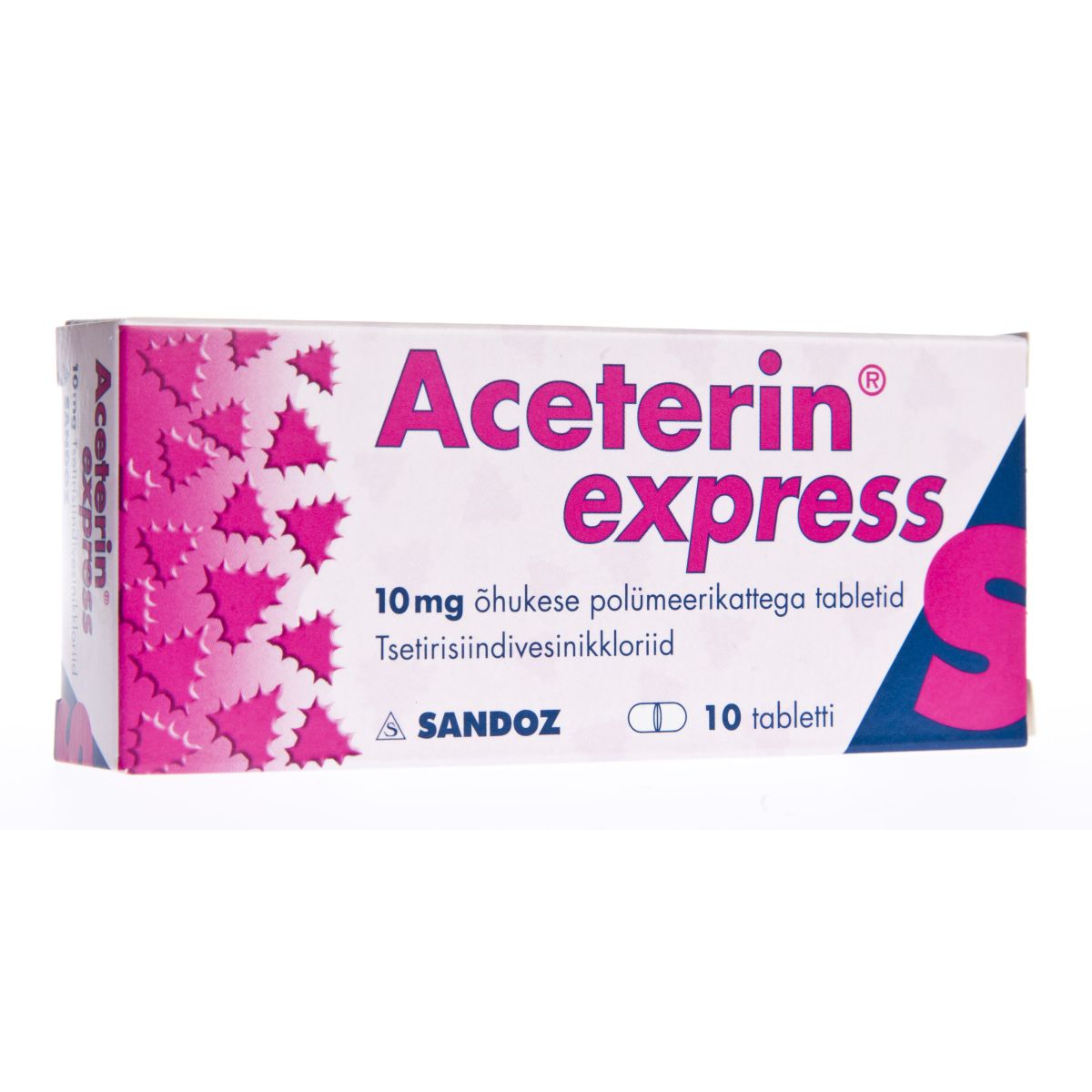 ACETERIN EXPRESS KAETUD TBL 10MG N10 - Product Image