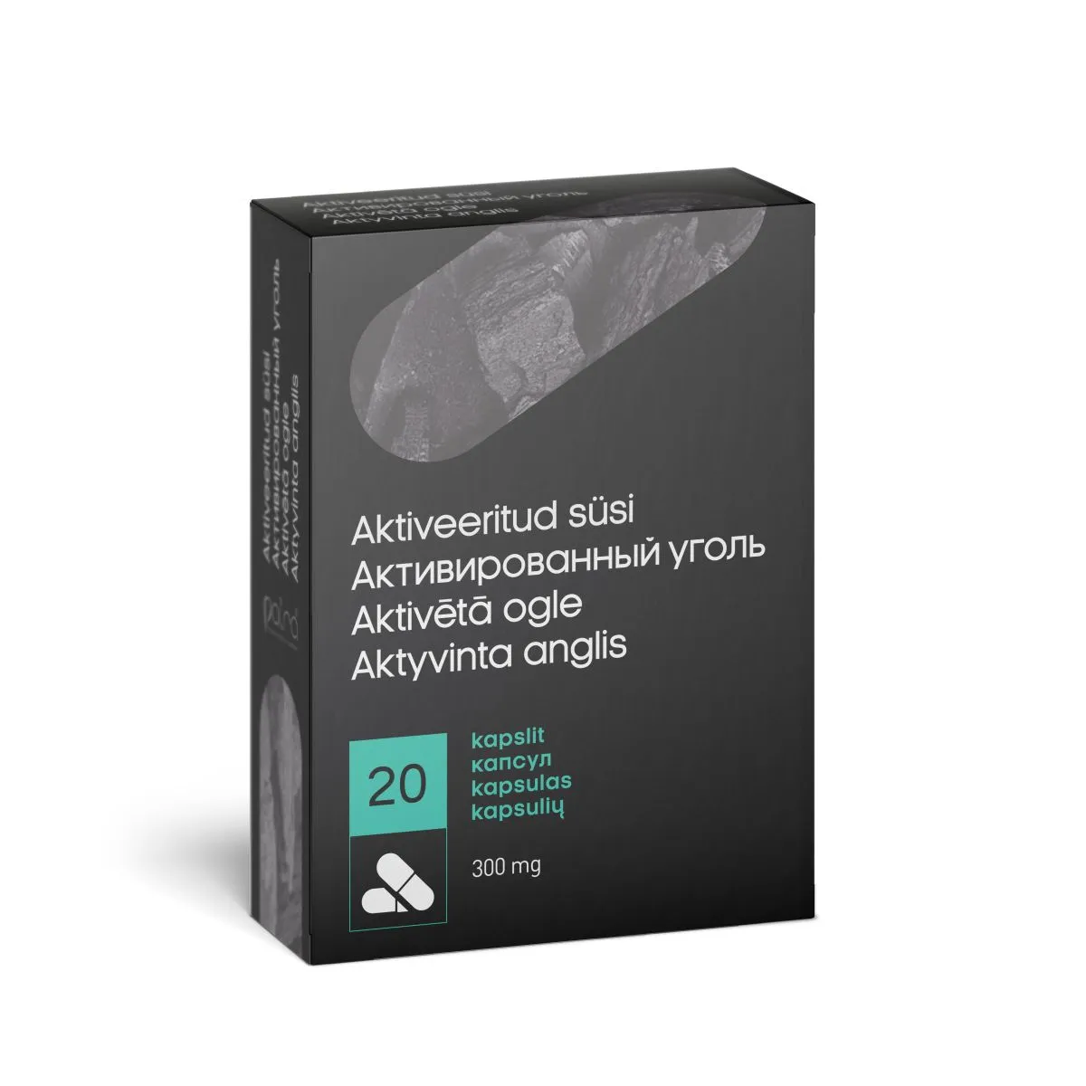 SÖE KAPSLID (CARBO ACTIVATUS) 300MG N20 (PAIRA) - Product Image