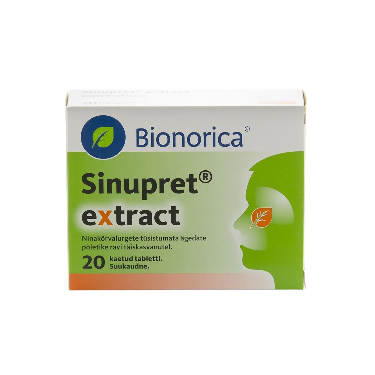 SINUPRET EXTRACT KAETUD TBL 12+36+36+36+36MG N20 - Product Image