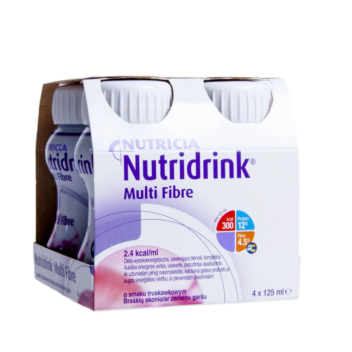 NUTRIDRINK MULTI FIBRE KIUDAINEGA 125ML N4 MAASIKAS - Product Image