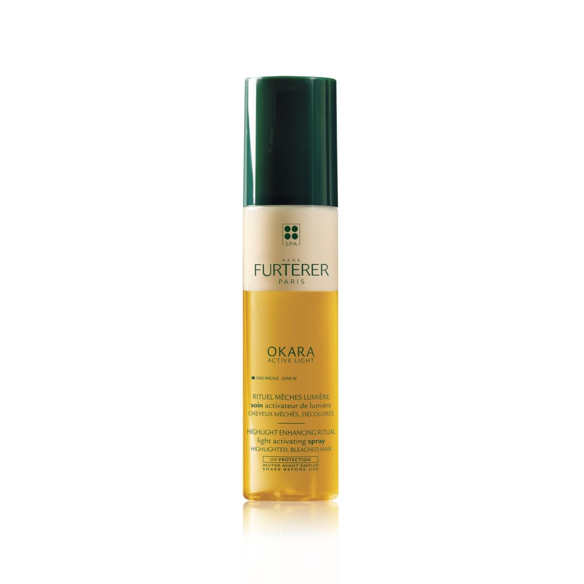 RENE FURTERER OKARA AL VÄRVI AKTIVEERIV JUUKSESPREI BLOND JUUS 150ML - Product Image