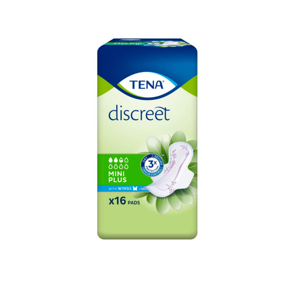 TENA DISCREET MINI PLUS WINGS N16 - Product Image