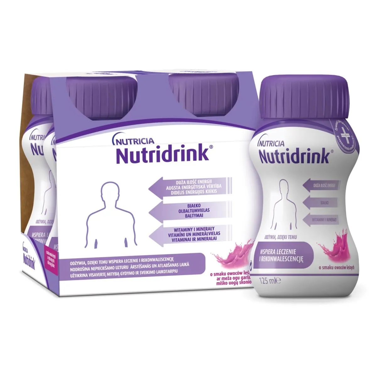 NUTRIDRINK PIIMA BAASIL 125ML N4 METSAMARJAMAITSELINE - Product Image