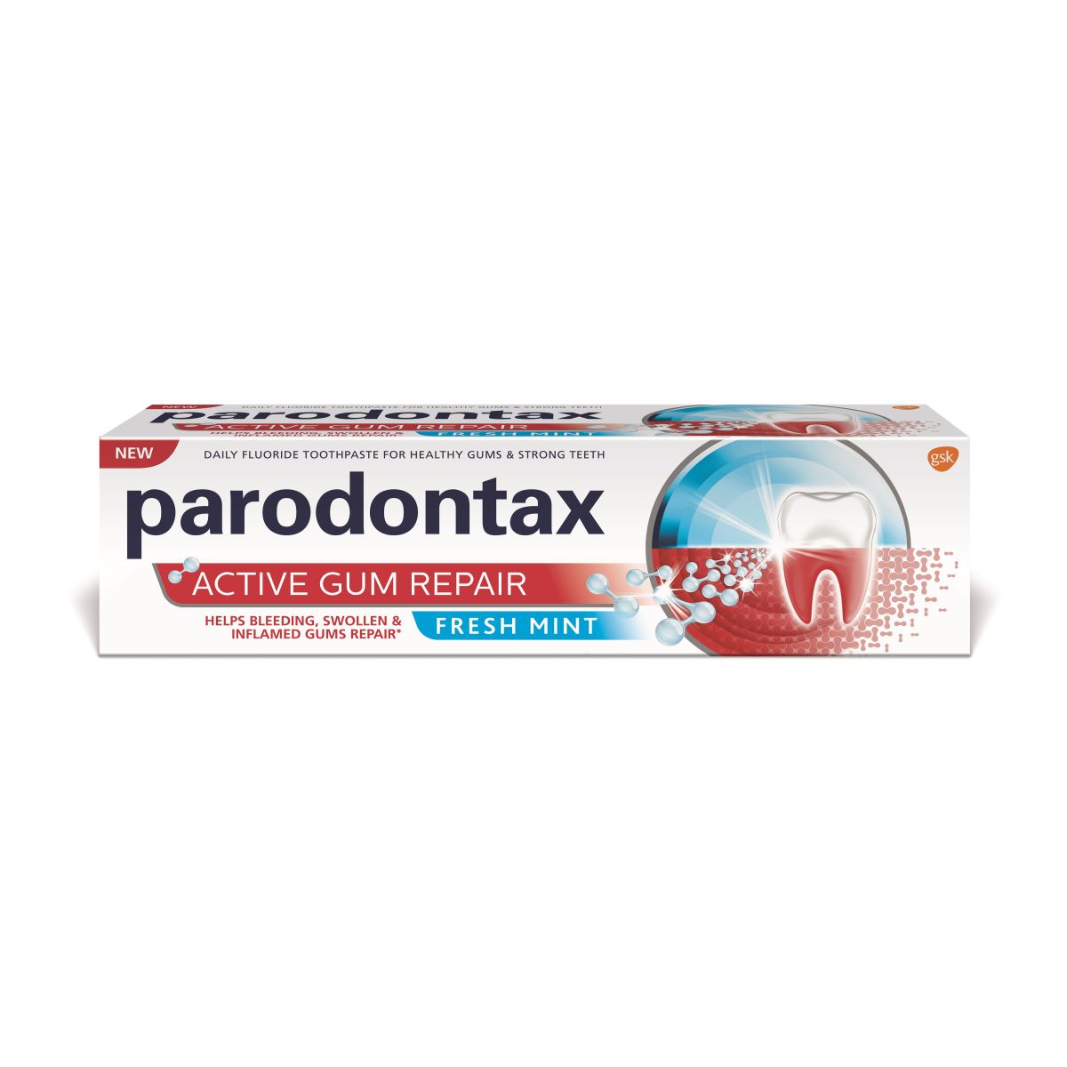 PARODONTAX HAMBAPASTA ACTIVE GUM REPAIR FRESH MINT 75ML - Product Image