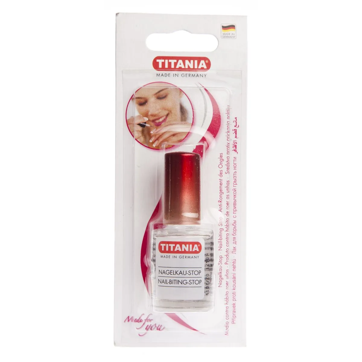 TITANIA KÜÜNE NÄRIMISVASTANE LAKK 10ML /1106/ - Product Image