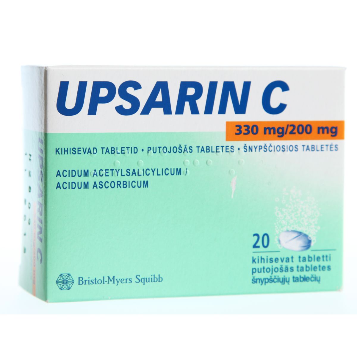 UPSARIN C KIHISEV TBL 330MG+200MG N20 - Product Image