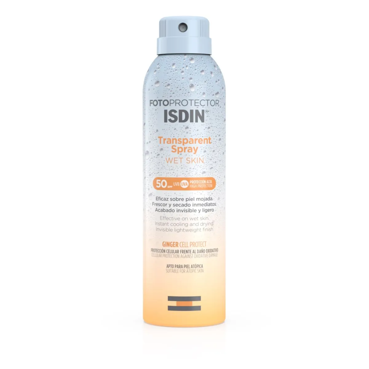 ISDIN PÄIKESEKAITSEAEROSOOL MÄRJALE NAHALE SPF50 250ML - Product Image