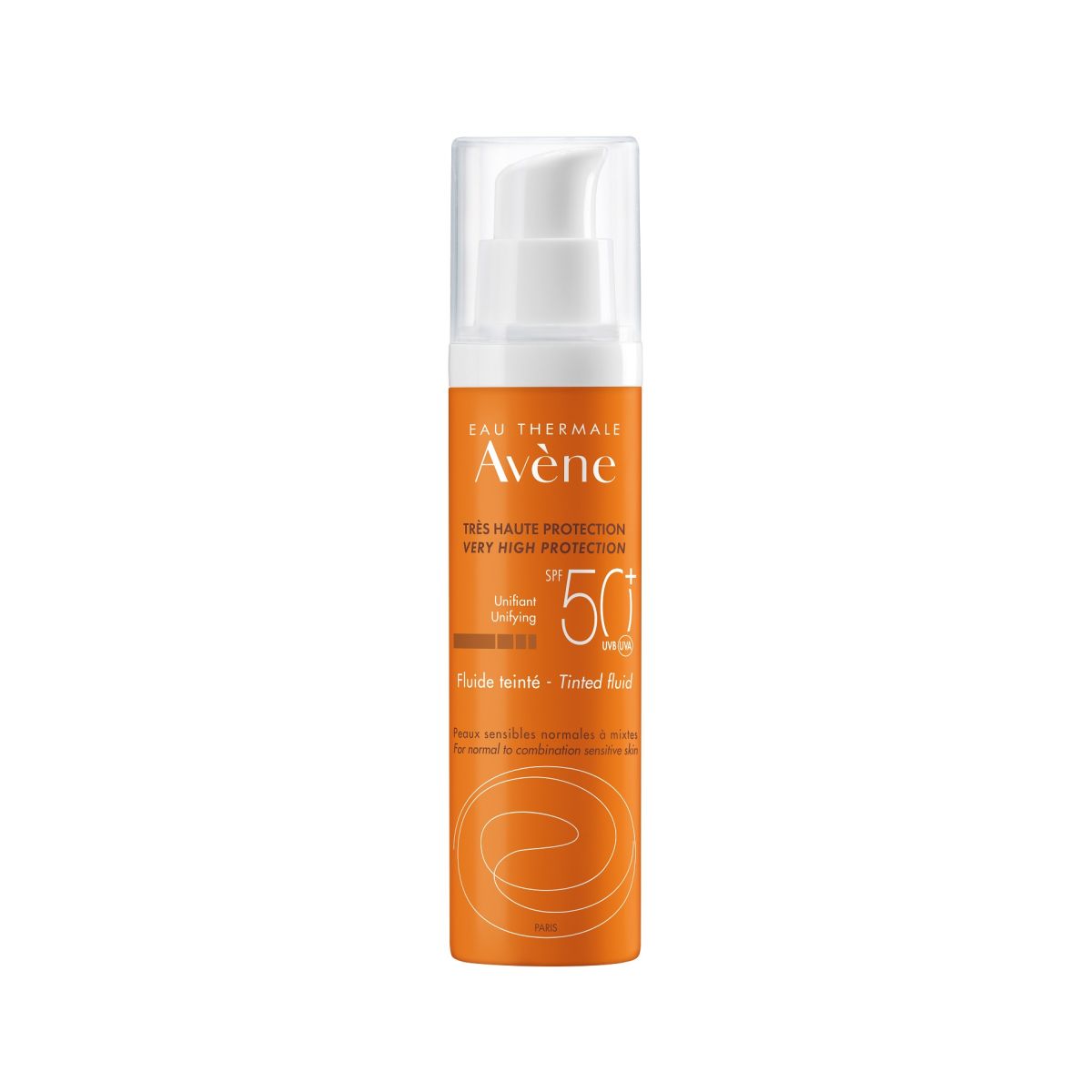 AVENE SUN PÄIKESEKAITSEEMULSIOON TOONITUD SPF50+ 50ML - Product Image