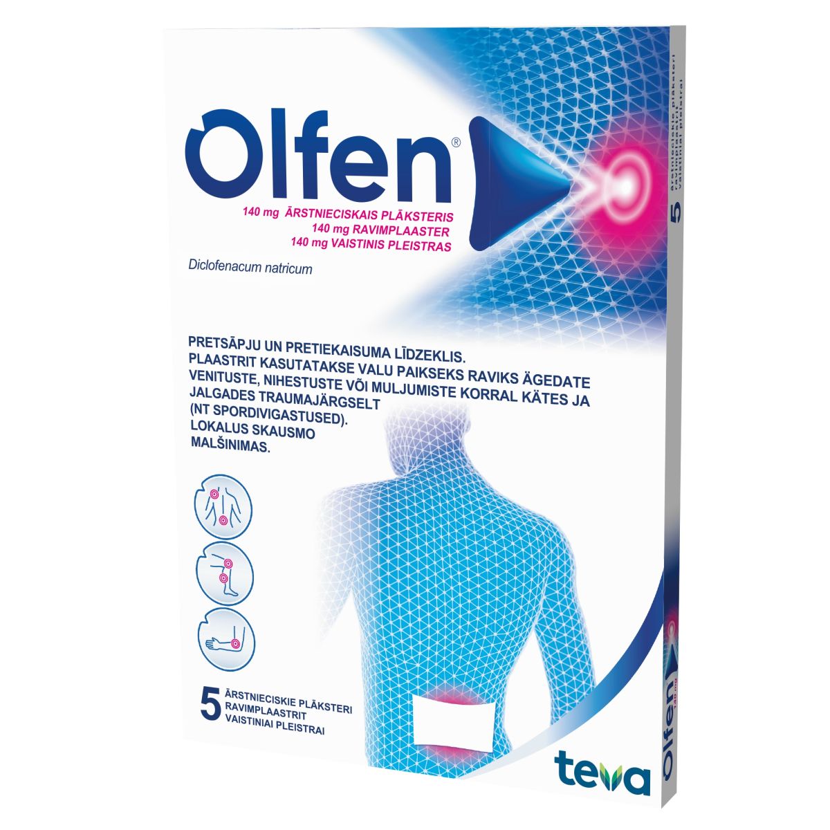 OLFEN RAVIMPLAASTER 140MG N5 - Product Image