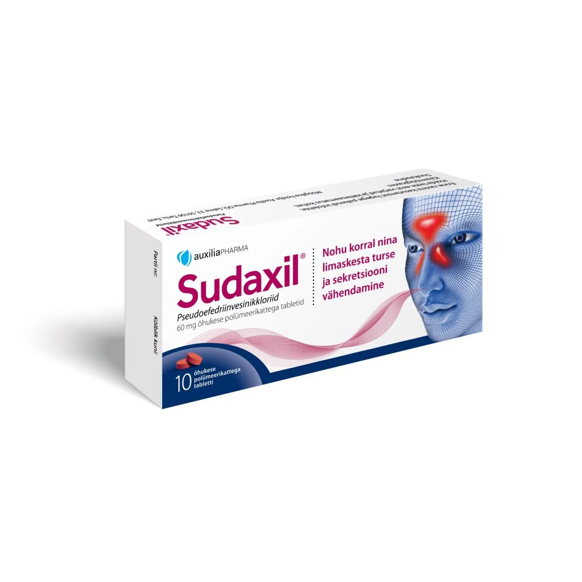 SUDAXIL KATTEGA TBL 60MG N10 - Product Image