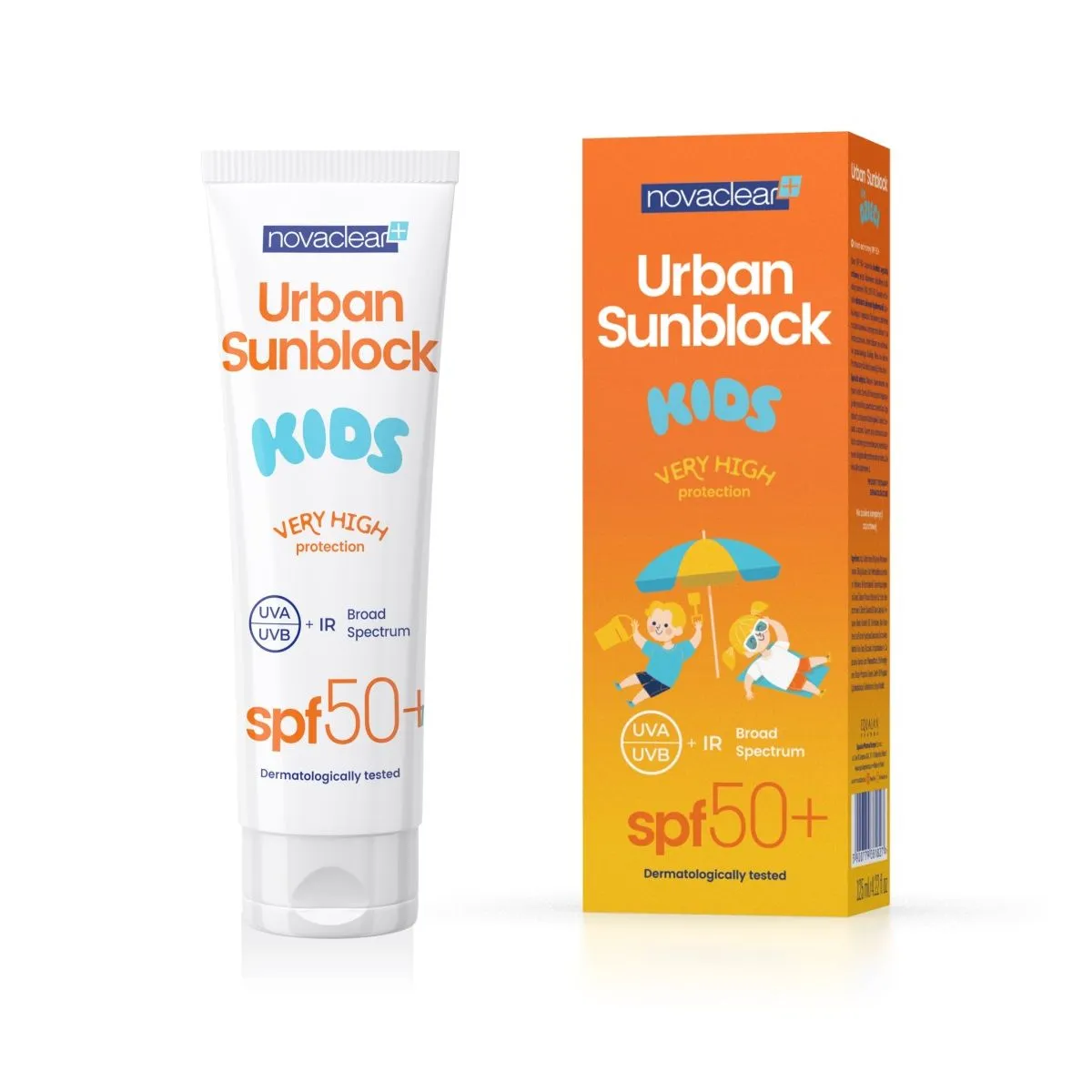 NOVACLEAR PÄIKESEKAITSE URBAN LASTE SPF50+ 125ML