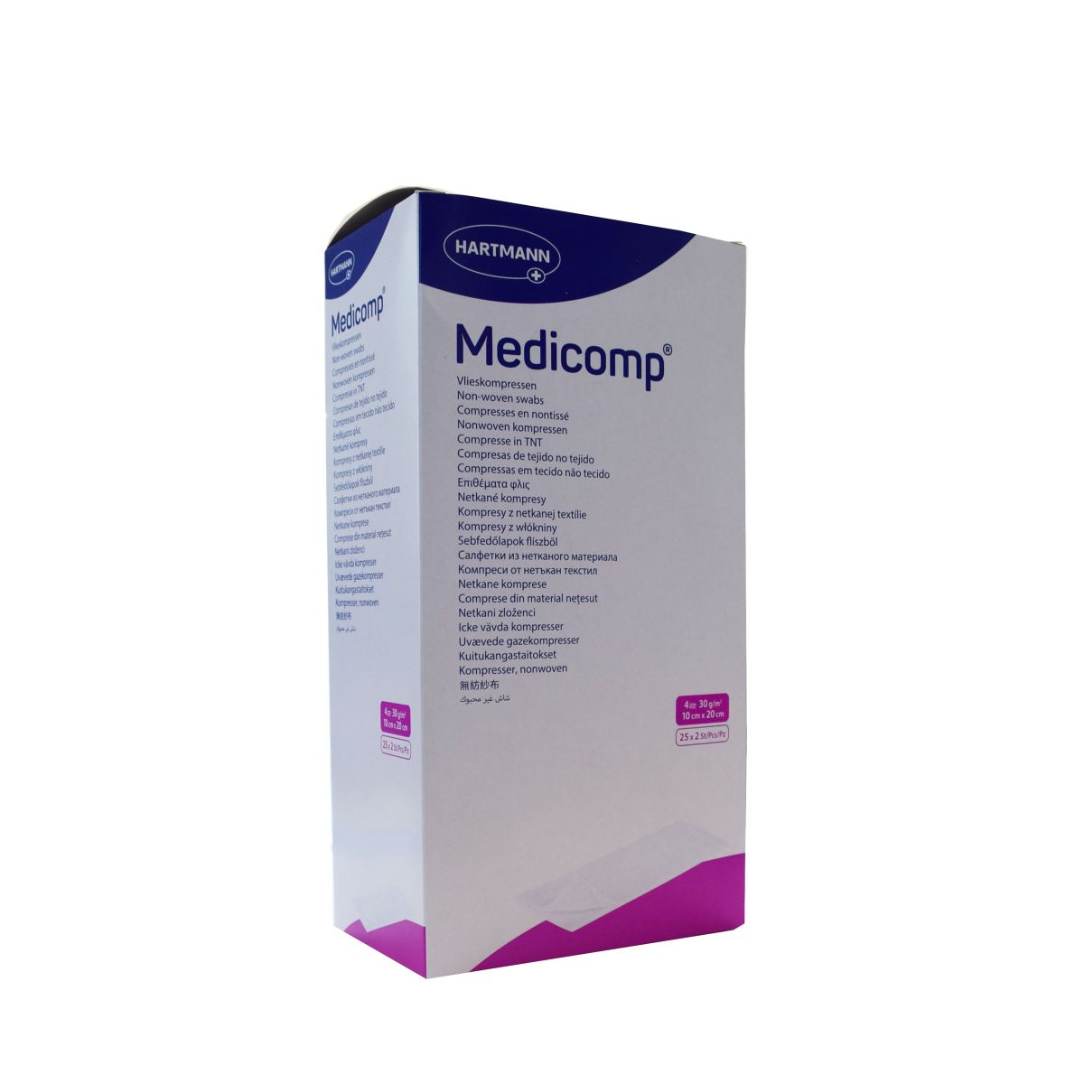 MEDICOMP TAMPOONID STER 10X20CM N25X2 /411075/ - Product Image