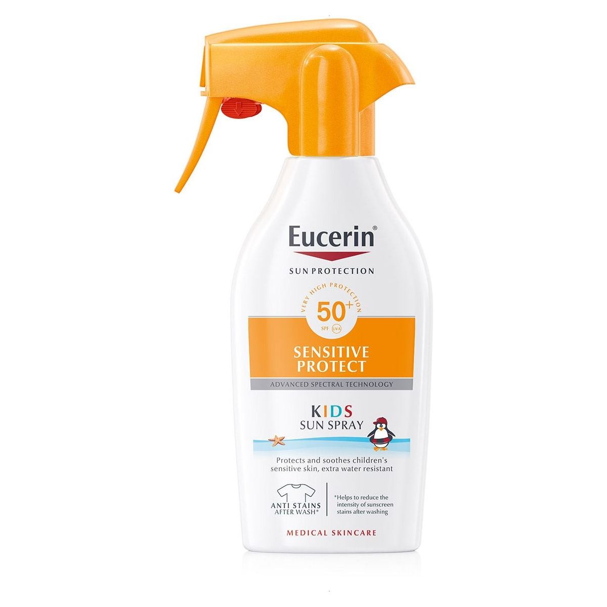 EUCERIN SUN LASTE PÄIKESEKAITSEPIHUSTI SPF50+ PUMBAGA 300ML - Product Image