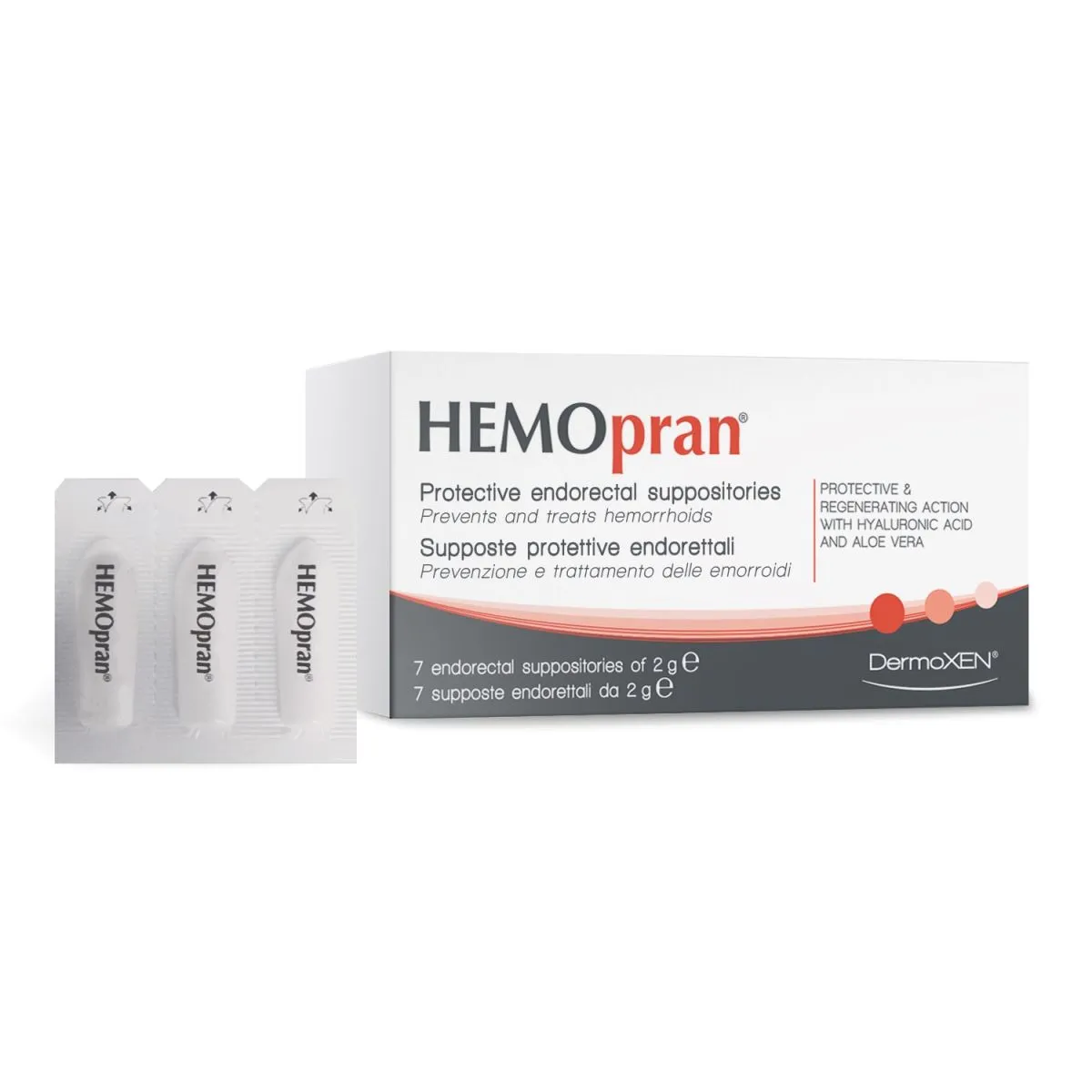 DERMOXEN HEMOPRAN SUPOSIIDID 2G N7 - Product Image