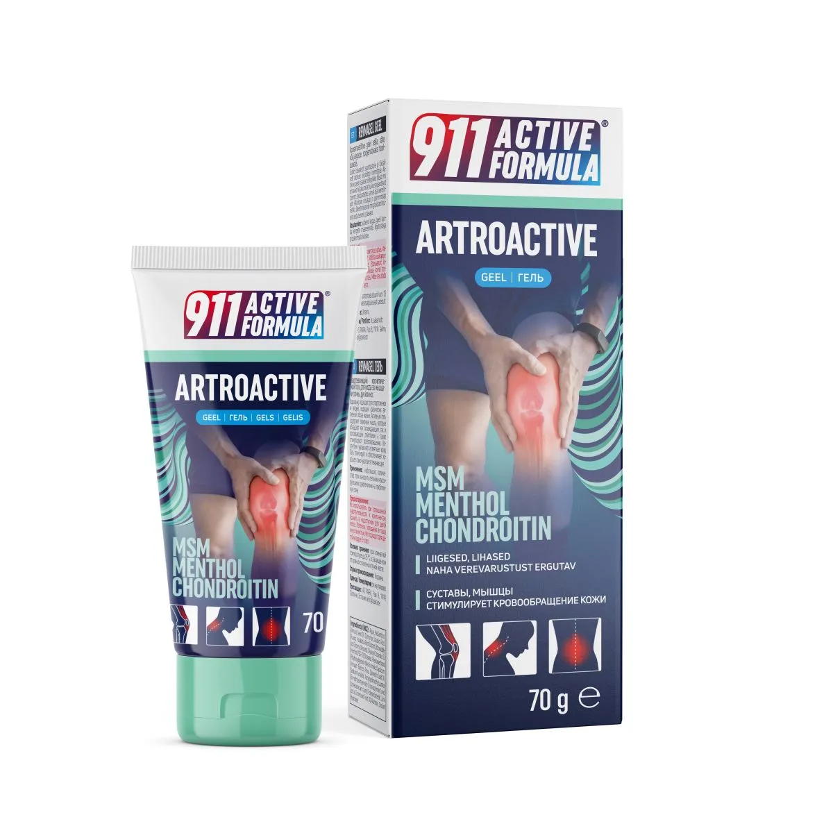 911 ACTIVE FORMULA ARTROACTIVE GEEL 70G - Product Image