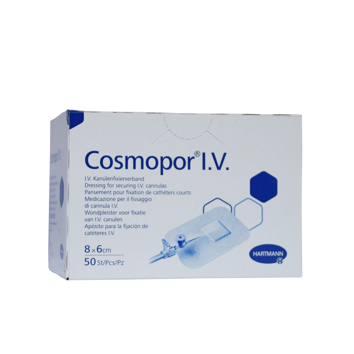 COSMOPOR I.V KANÜÜLIPLAASTER 8X6CM N50 /900805/ - Product Image