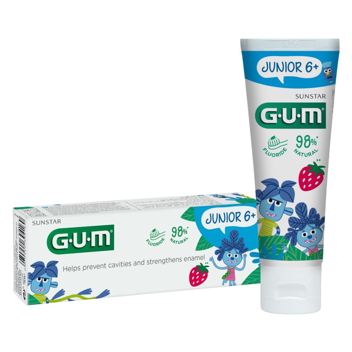 GUM HAMBAPASTA LASTELE JUNIOR TUTTI-FRUTTI 50ML (6+A) /3004/ - Product Image