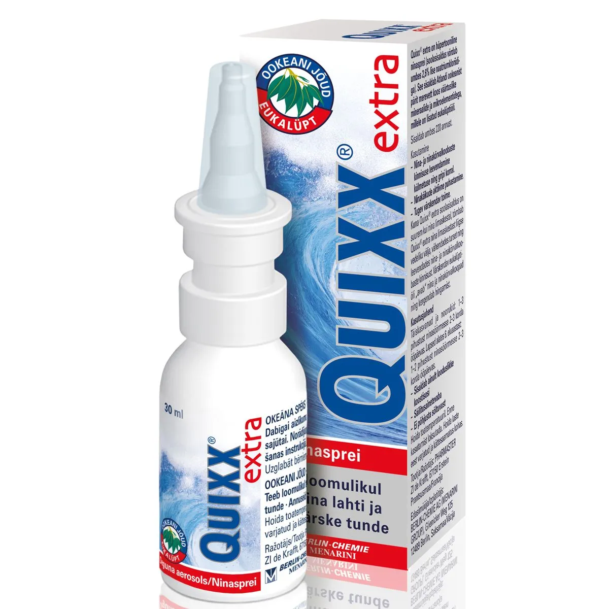 QUIXX EXTRA NASAL SPRAY 30ML HÜPERTOONILINE - Product Image