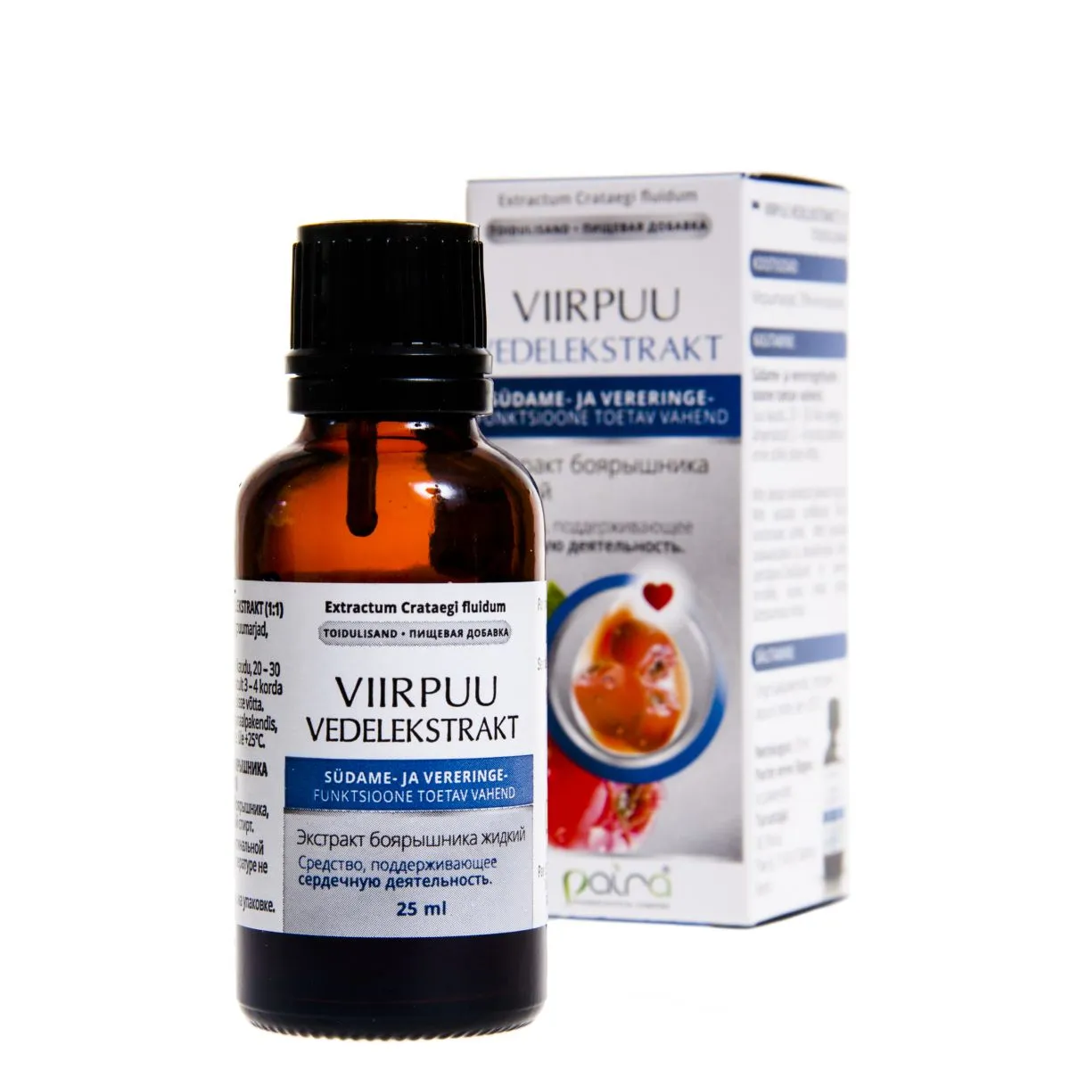 VIIRPUU VEDELEKSTRAKT (CRATAEGI EXTR. FLUIDUM) 25ML (PAIRA) - Product Image