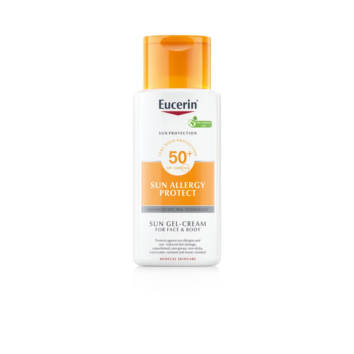 EUCERIN SUN PÄIKESEALLERGIAT ENNETAV GEEL-KREEM SPF50+ 150ML