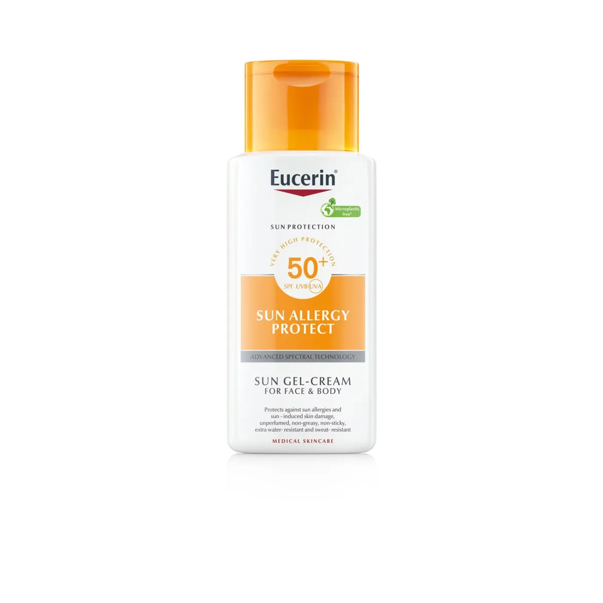 EUCERIN SUN PÄIKESEALLERGIAT ENNETAV GEEL-KREEM SPF50+ 150ML - Product Image