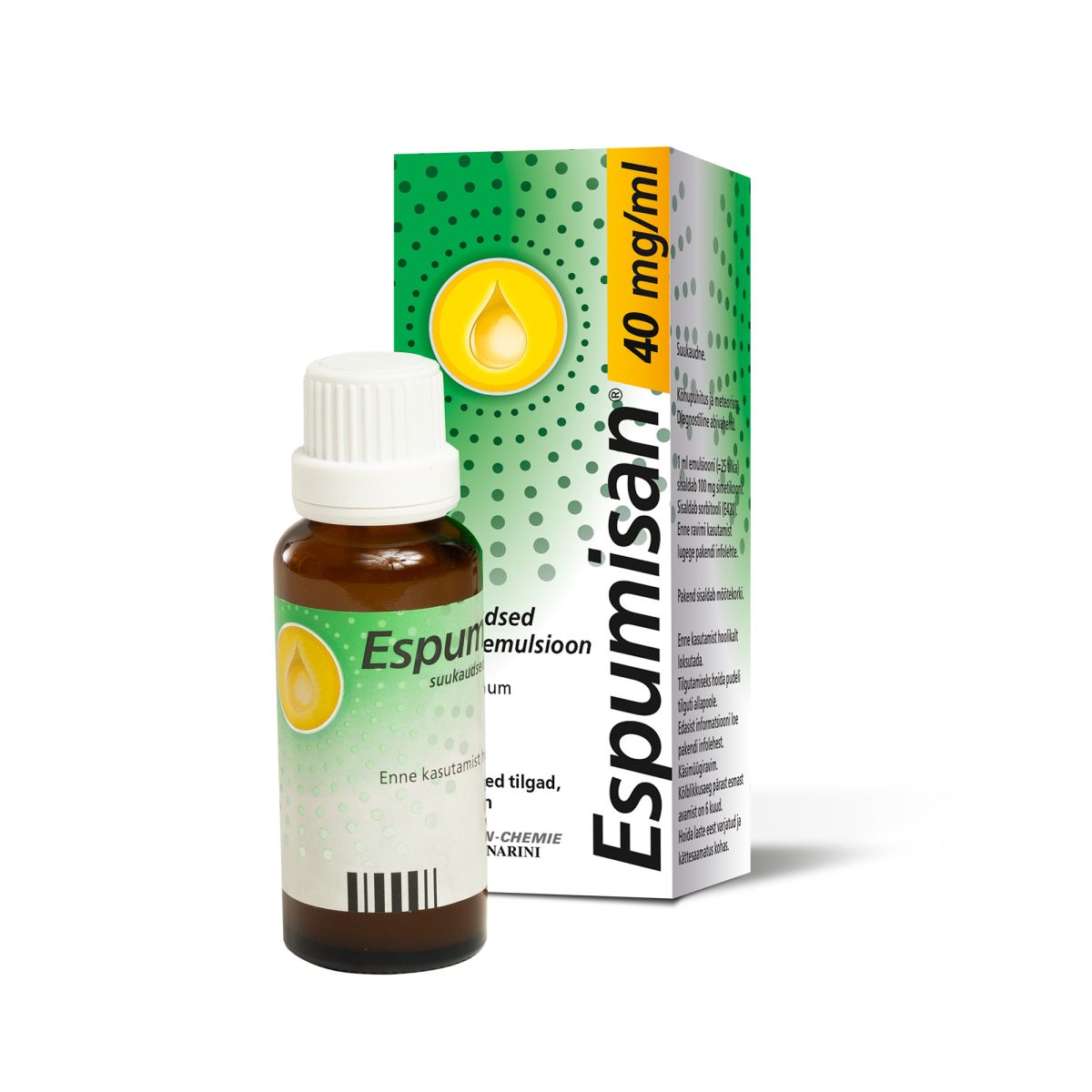 ESPUMISAN L EMULSIOON 40MG/ML 30ML - Product Image