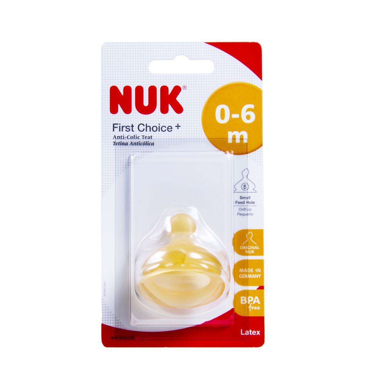 NUK FC+ PUDELILUTT 1 (VESI, LATEKS) 0-6 KUUD N1 - Product Image