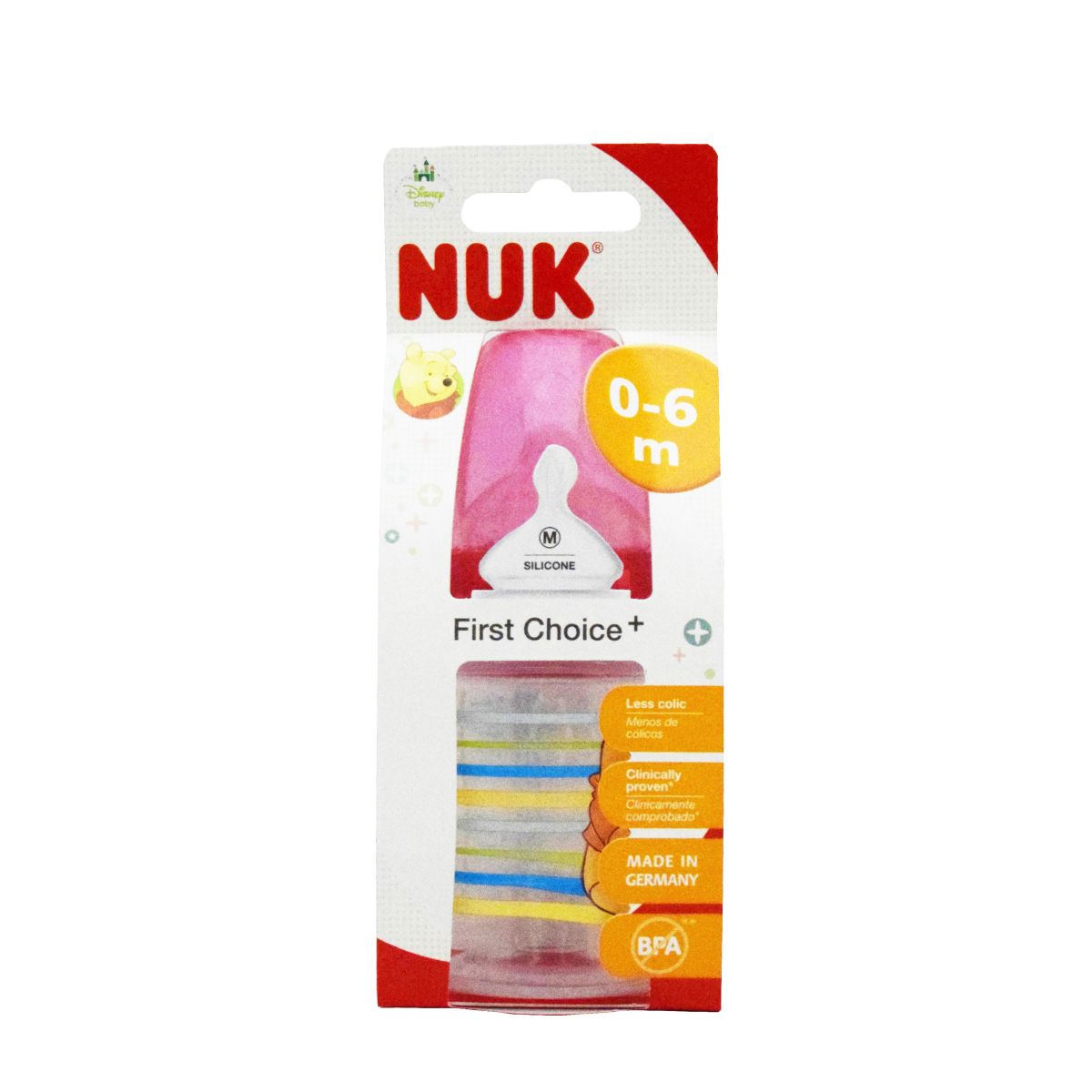 NUK FC+ LUTIPUDEL 1 CLASSIC (SILIK) 0-6 KUUD 150ML - Product Image