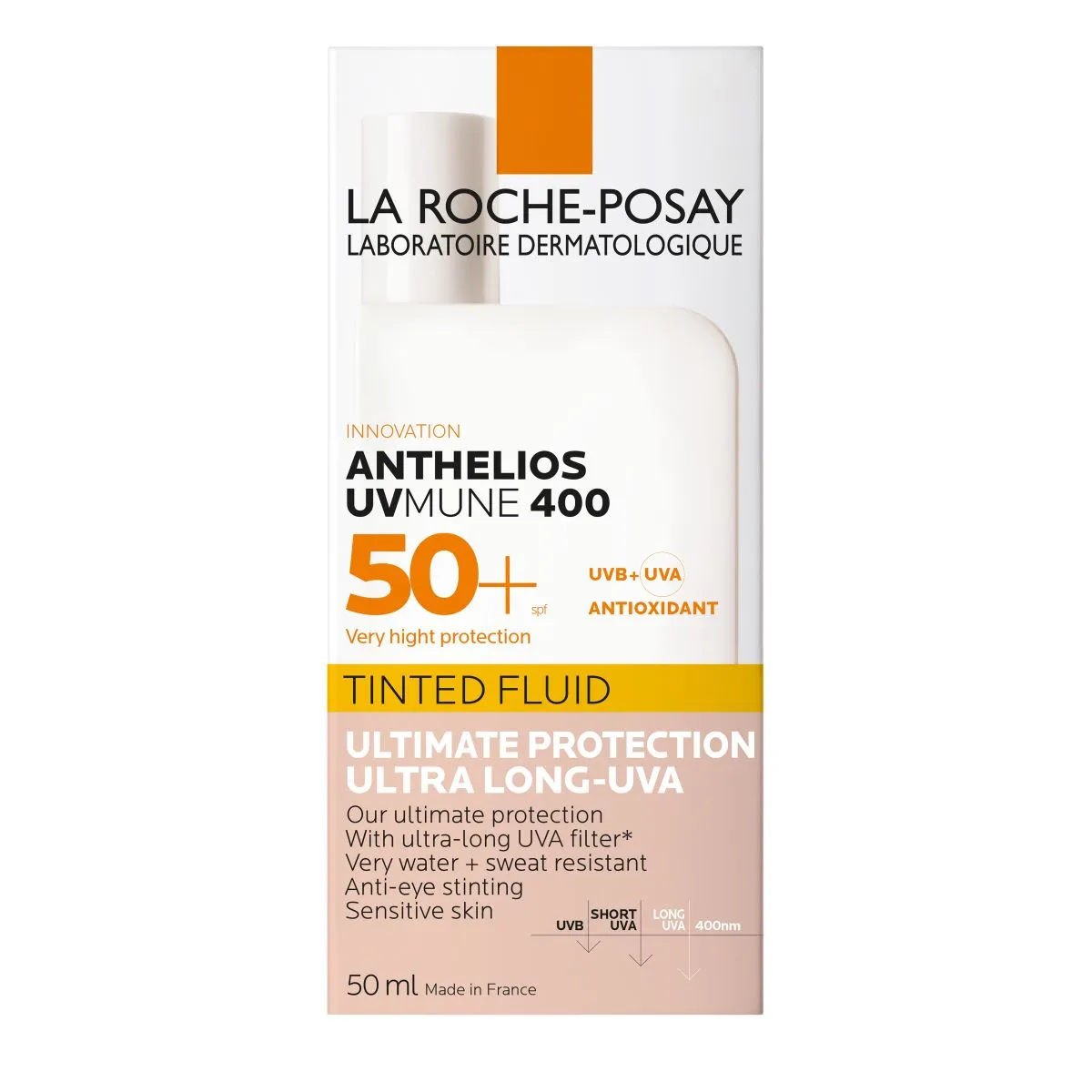 LA ROCHE-POSAY PÄIKESEKAITSE EMULSIOON TOONIGA SPF50 50ML - Product Image