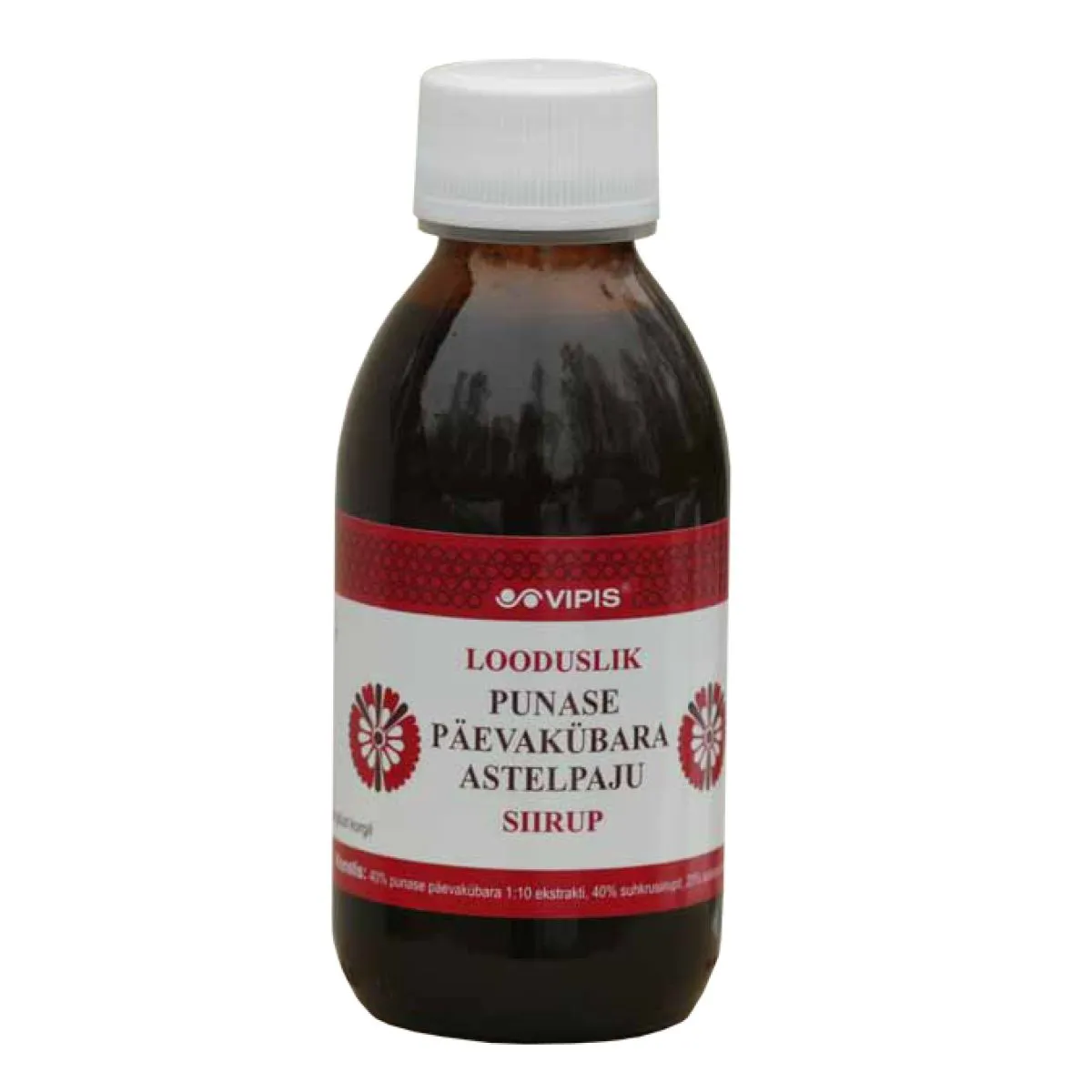 VIPIS PUNASE PÄEVAKÜBARA ASTELPAJU SIIRUP 150ML - Product Image