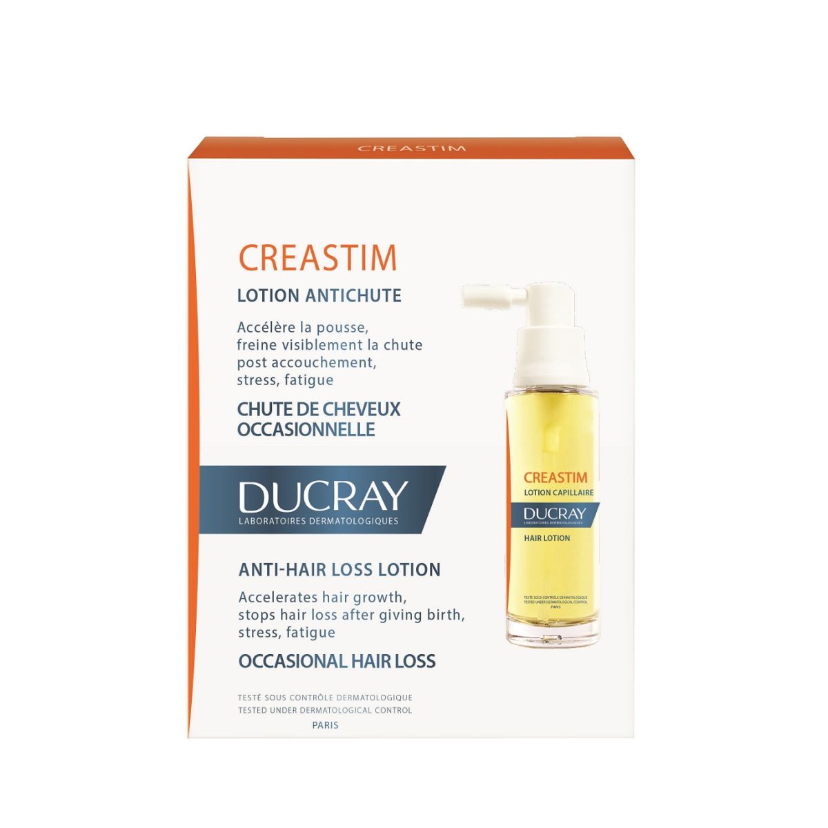 DUCRAY CREASTIM ANTI-HAIR LOSS LOTION 2X30ML - Product Image