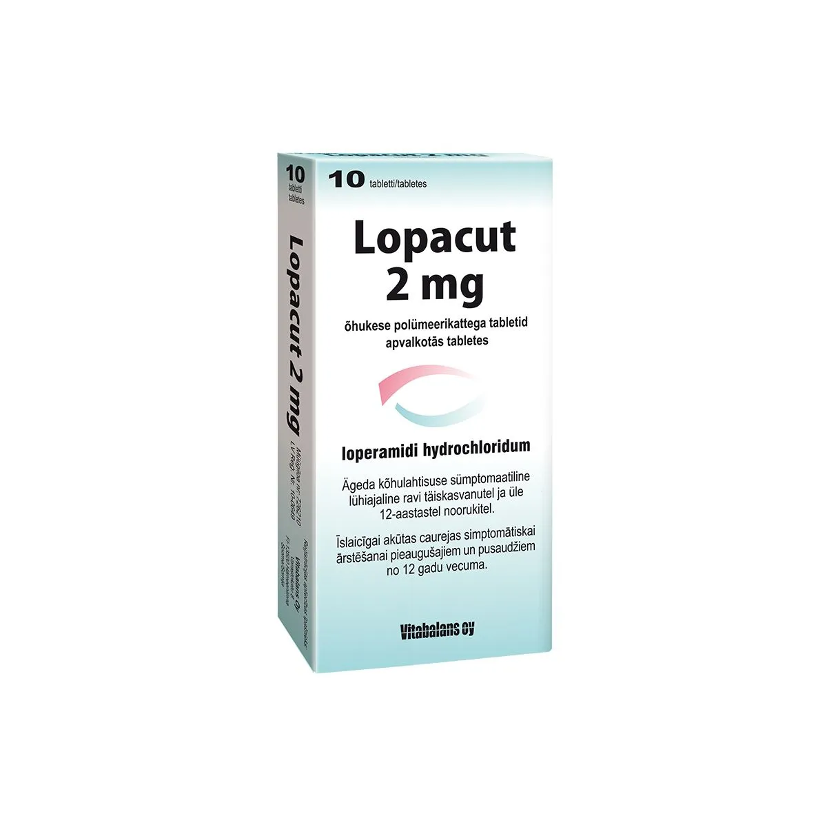 LOPACUT TBL 2MG N10 - Product Image