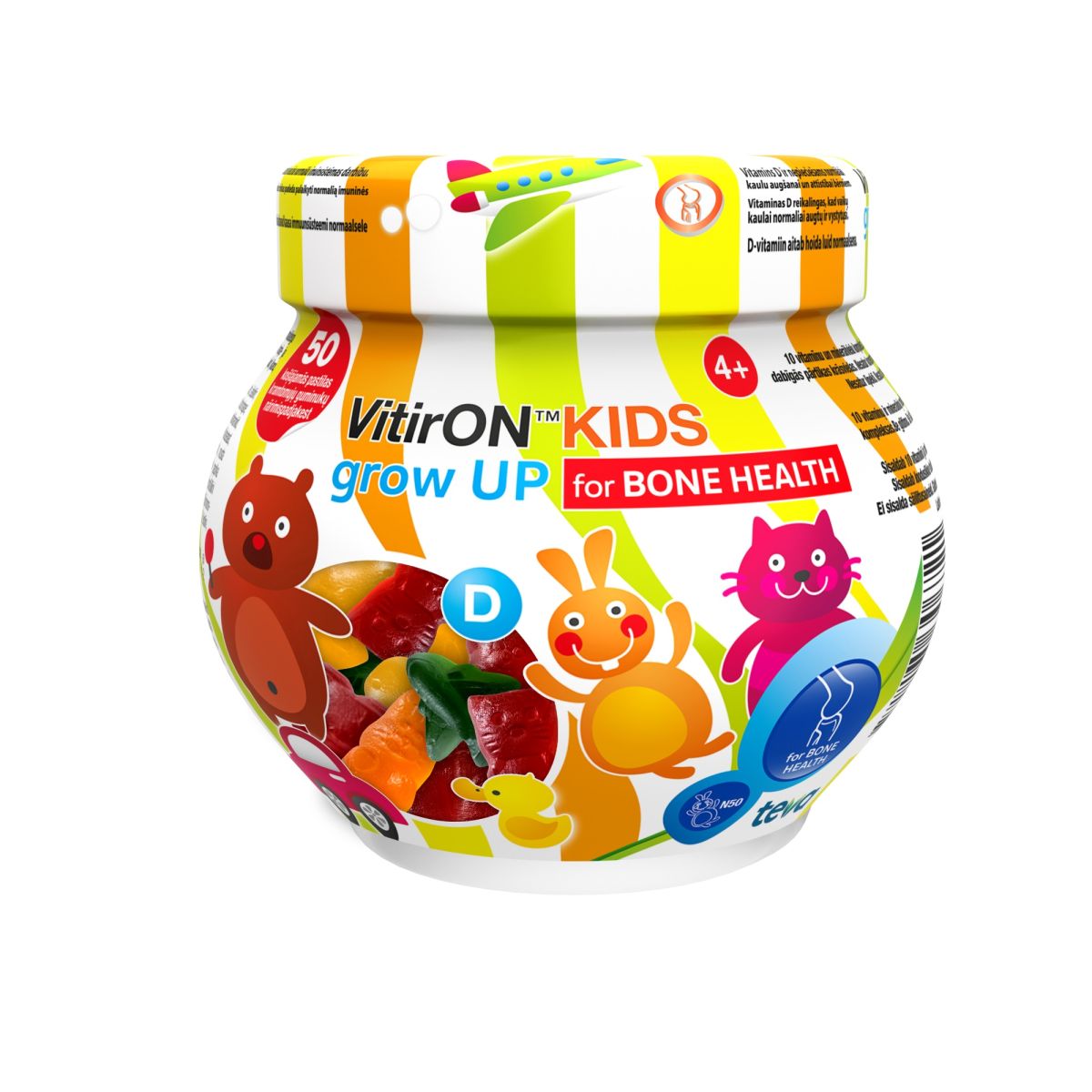 VITIRON KIDS GROW UP NÄRIMISPADJAKESED N50 - Product Image