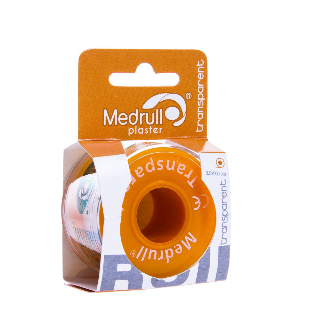 MEDRULL RULLPLAASTER TRANSPARENT 2,5X500CM KARBIS - Product Image