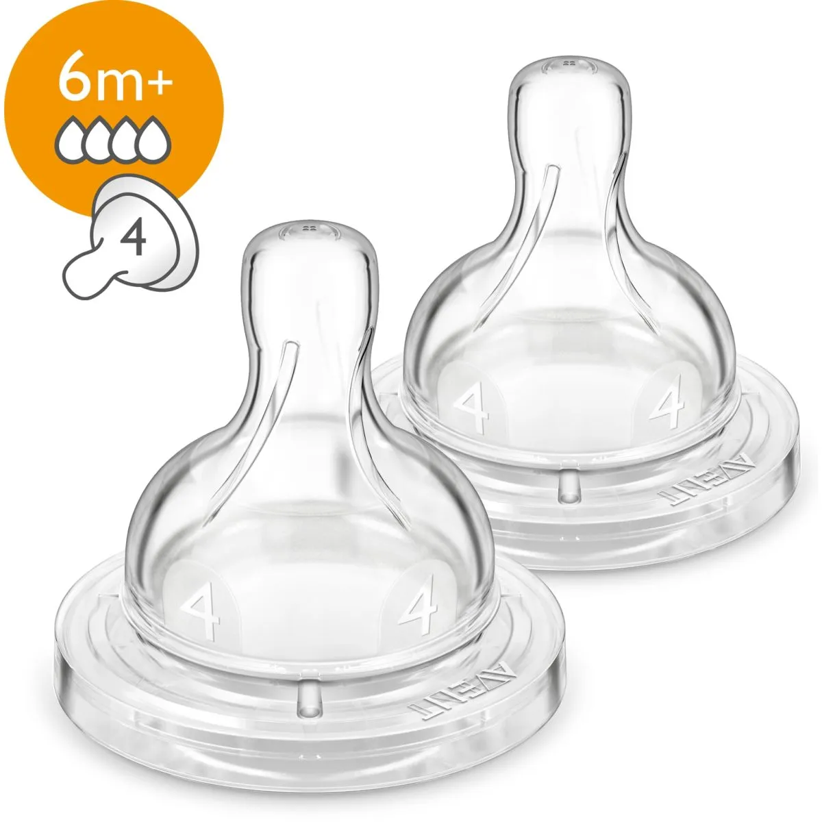 AVENT TOITMISLUTT CLASSIC+ 6 KUUST (4 AVAGA) 2TK - Product Image