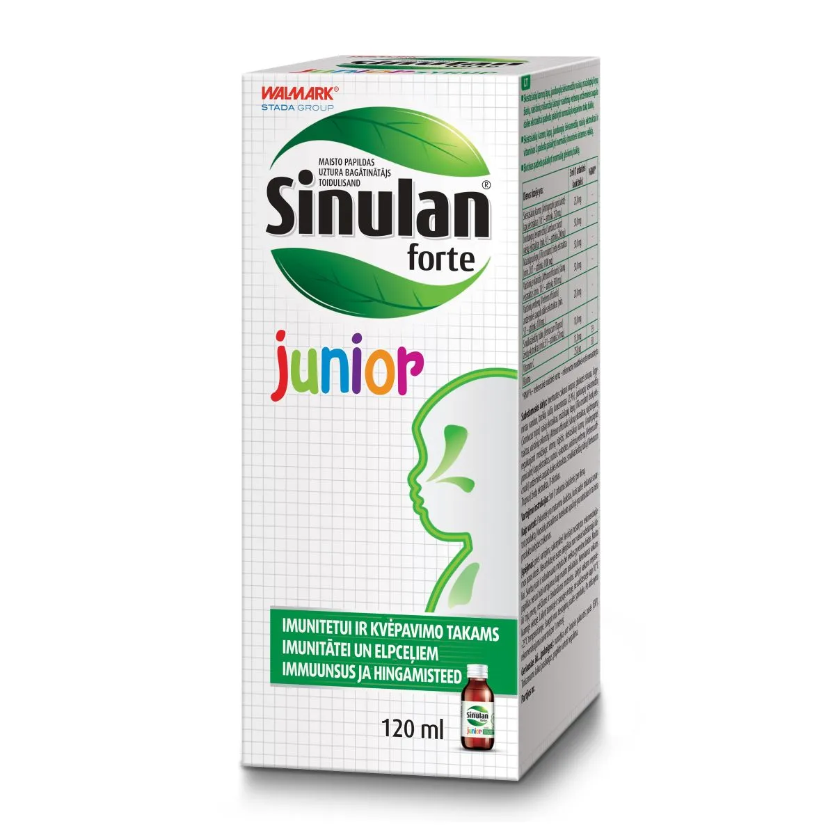 SINULAN FORTE JUNIOR 120ML - Product Image