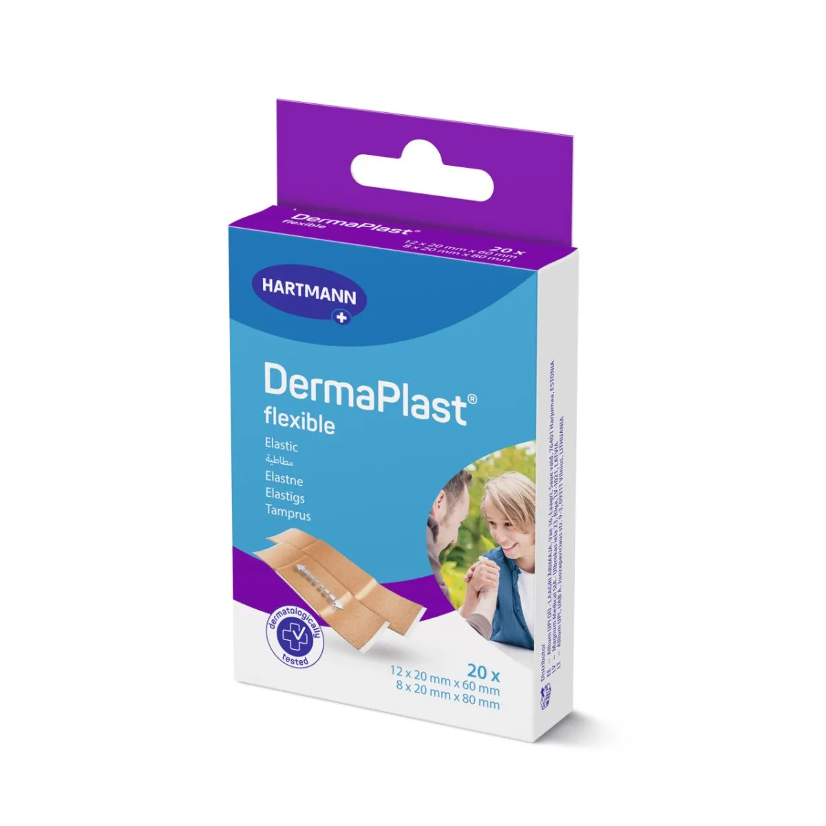 DERMAPLAST PLAASTRID FLEXIBLE N20 (2 SUURUST)/535224/ - Product Image