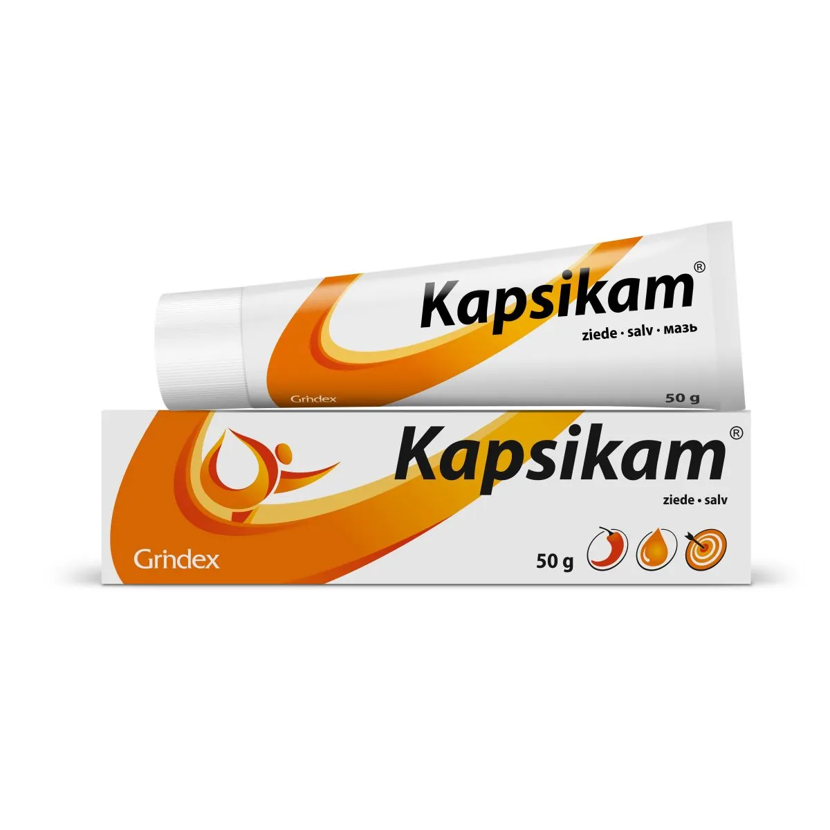 KAPSIKAM SALV 20MG+2MG+30MG+30MG+50MG/G 50G - Product Image