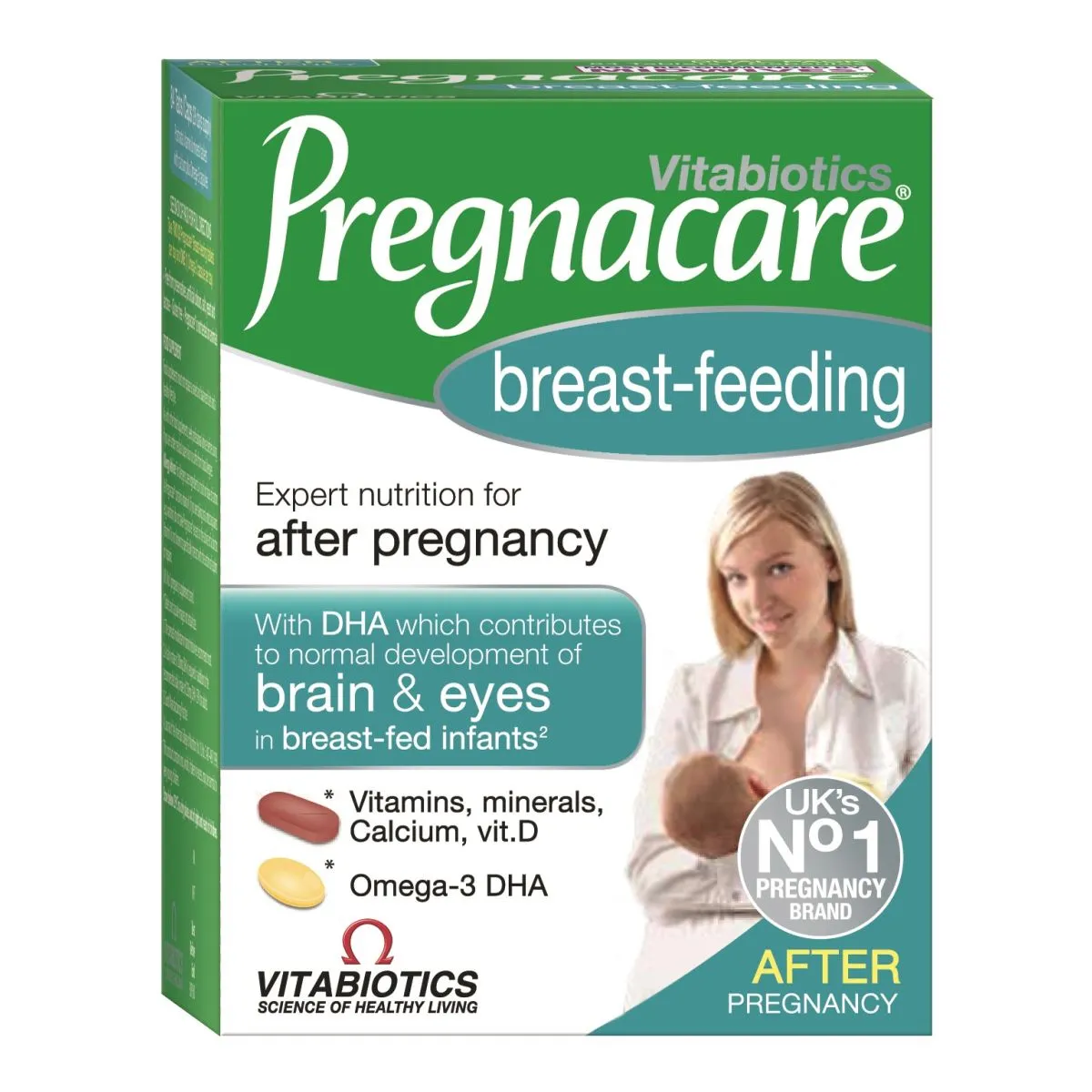 PREGNACARE BREAST-FEEDING DUAL PACK TBL N56/CAPS N28 - Product Image