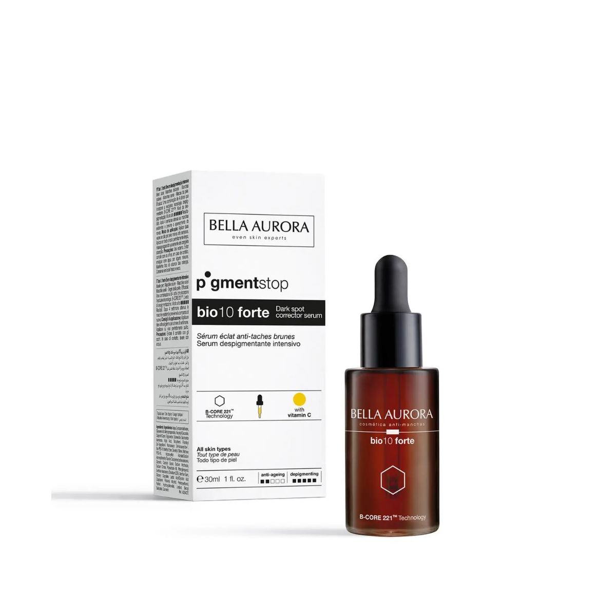 BELLA AURORA BIO10 FORTE TILGAD DEPIGMENTEERIVAD 30ML - Product Image