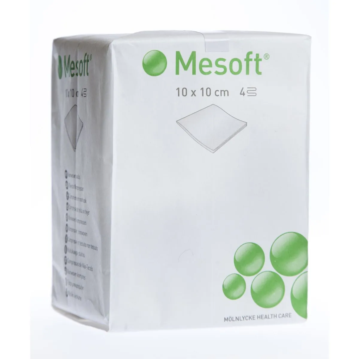 MESOFT TAMPOONID MITTESTER 10X10CM N100 - Product Image