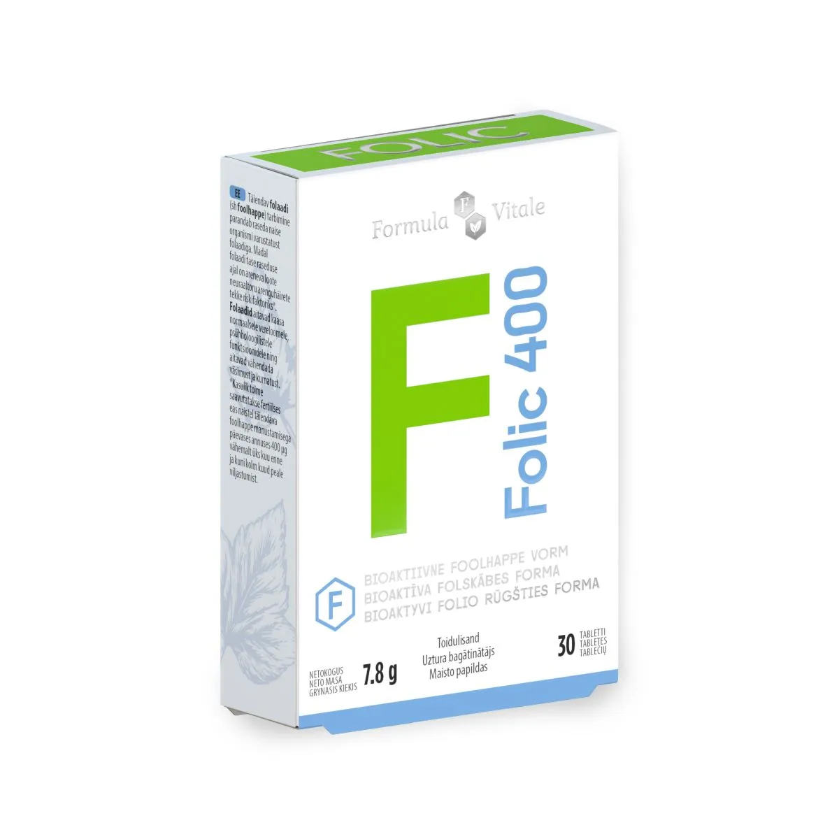 FORMULA VITALE FOLIC 400 N30 - Product Image