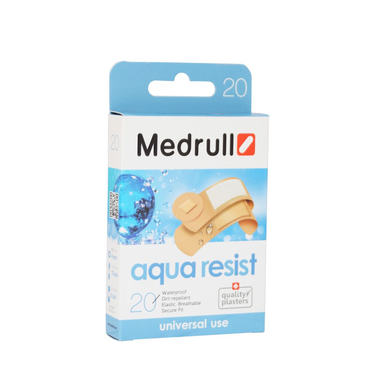 MEDRULL PLAASTER VEEKINDEL UNIVERSAALNE N20 (3 SUURUST) - Product Image