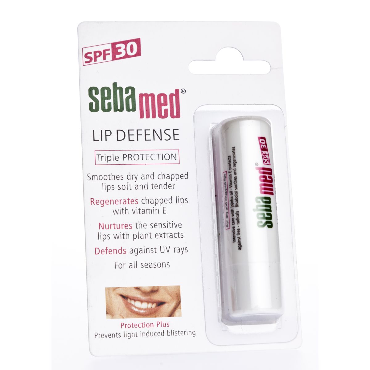 SEBAMED HUULEPALSAM VITAMIN E SPF30 4,8G - Product Image