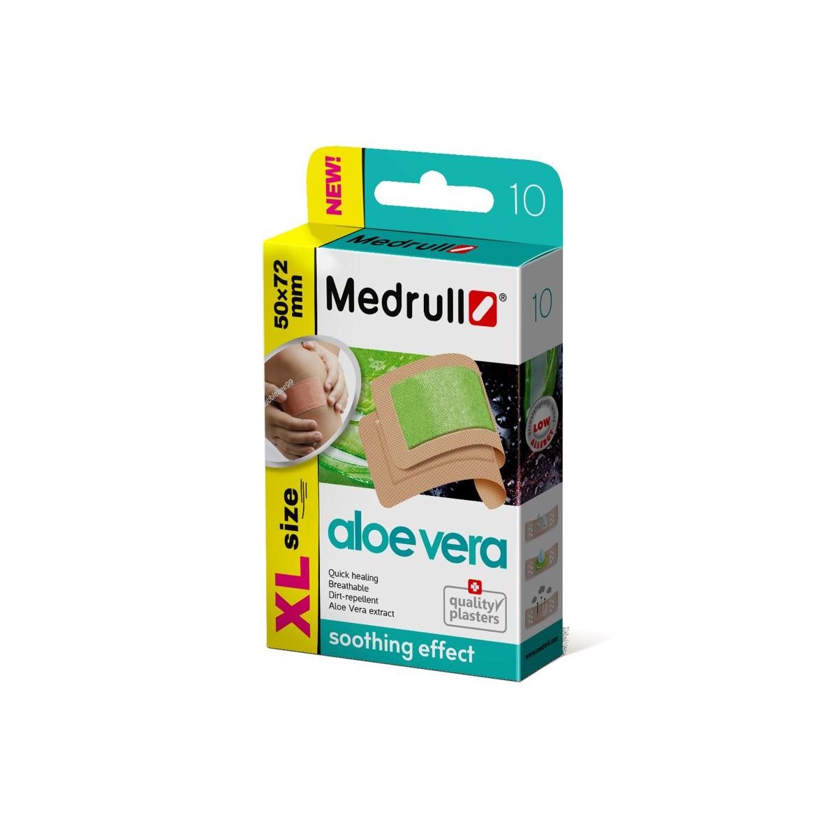 MEDRULL PLAASTER ALOE VERA XL 50X72MM N10 - Product Image