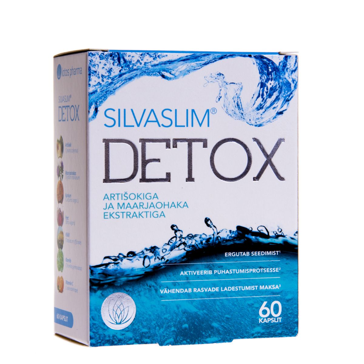 SILVASLIM DETOX CAPS N60 - Product Image