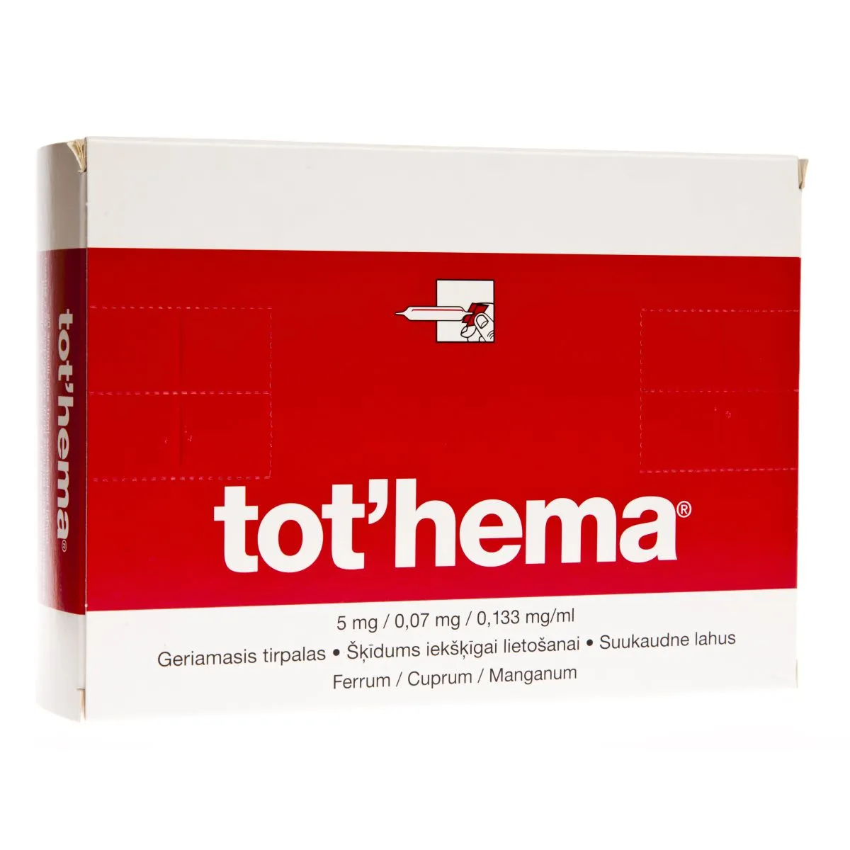 TOT'HEMA SUUKAUDNE LAHUS 5MG+0,07MG+0,133MG/ML 10ML N20 - Product Image