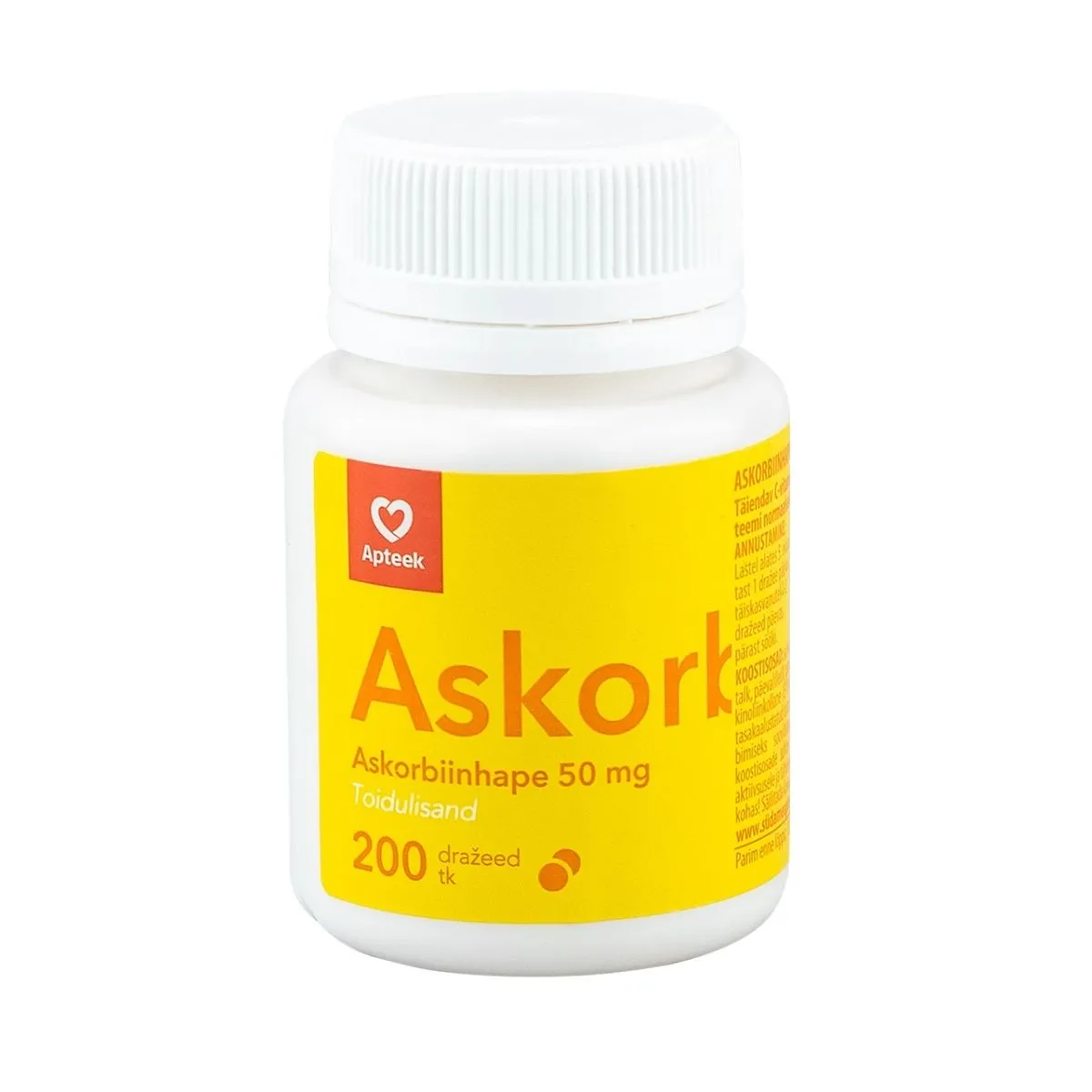 SA ASKORBIINHAPE DR 50MG N200 - Product Image